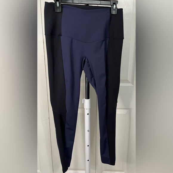 Squeem Rio Active Leggings XL Compression Shape wear Blue Black - Picture 2 of 5